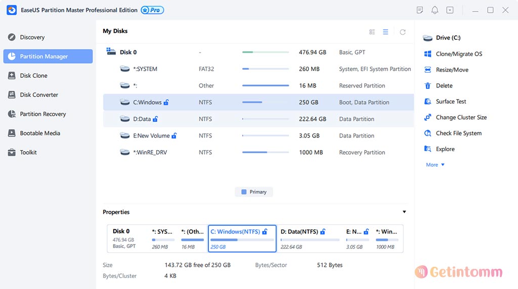 EaseUS Partition Master 2025 Free Download 2 EaseUS Partition Master professional free download