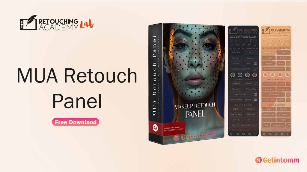 MUA Retouch Panel 1.0.1 Free Download 1 MUA Beauty Retouch v5 Photoshop Free Download