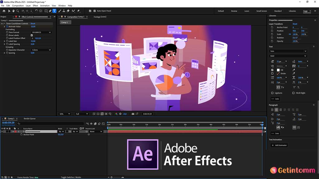 Adobe After Effects Download (Latest 2025) 2 Adobe After Effects 2025 before and after visual effects
