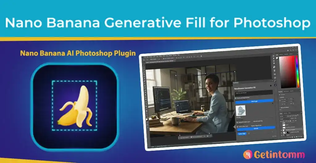 Nano Banana Generative Fill Photoshop Plugin v2.3.0 | AI ဖြင့် ဓာတ်ပုံပြင်ဆင်ခြင်း 1 Nano Banana Generative Fill for Photoshop plugin
