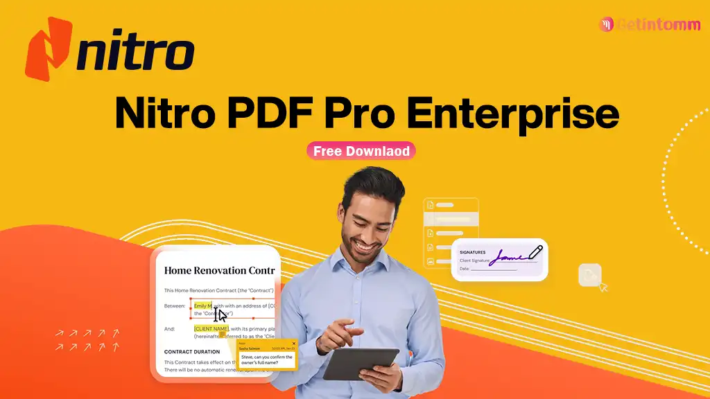 Nitro PDF Pro Enterprise 14.41.0.15 (Latest 2025) Free Download 1 Nitro Pro Enterprise 2025 PDF Editing Tools