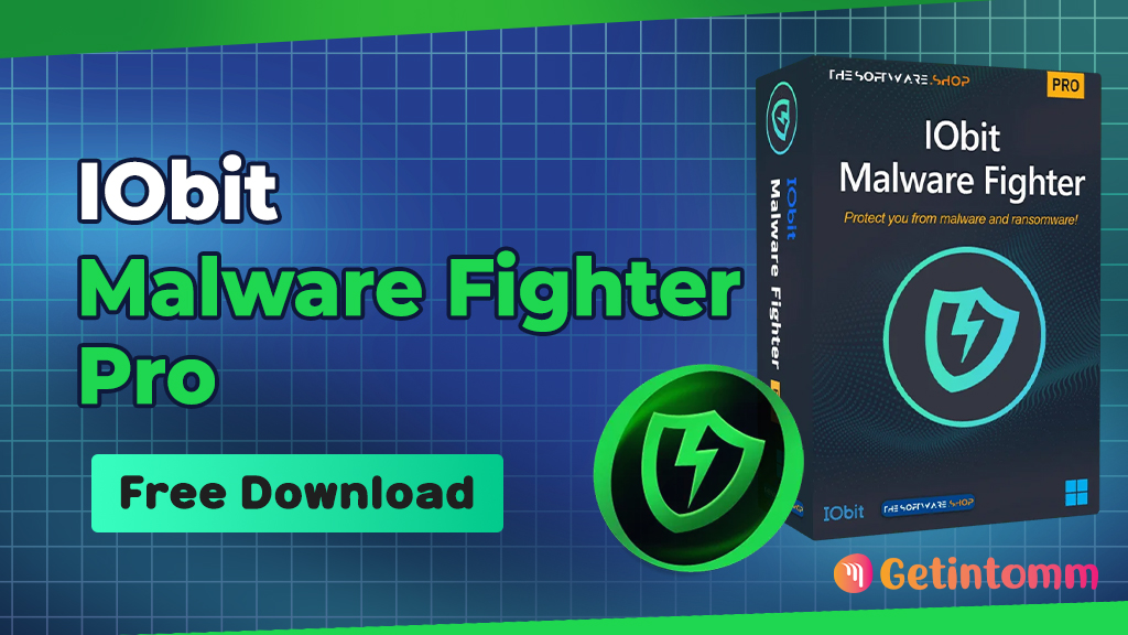 IObit Malware Fighter Pro (Latest 2025) Download (v13.1.0.1617) - GetintoMM 1 IObit ransomware protection Windows