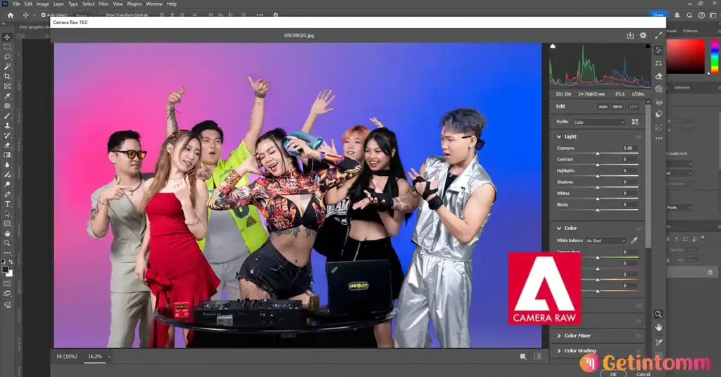 Adobe Camera Raw 18.5 Download (Latest 206) 2 Adobe Camera Raw interface 2026