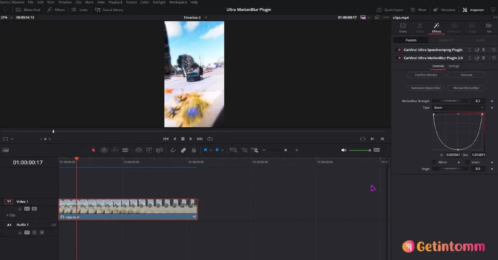 Ultra Motion Blur Plugin v2.0 for DaVinci Resolve Free Download 2 Ultra Motion Blur Plugin