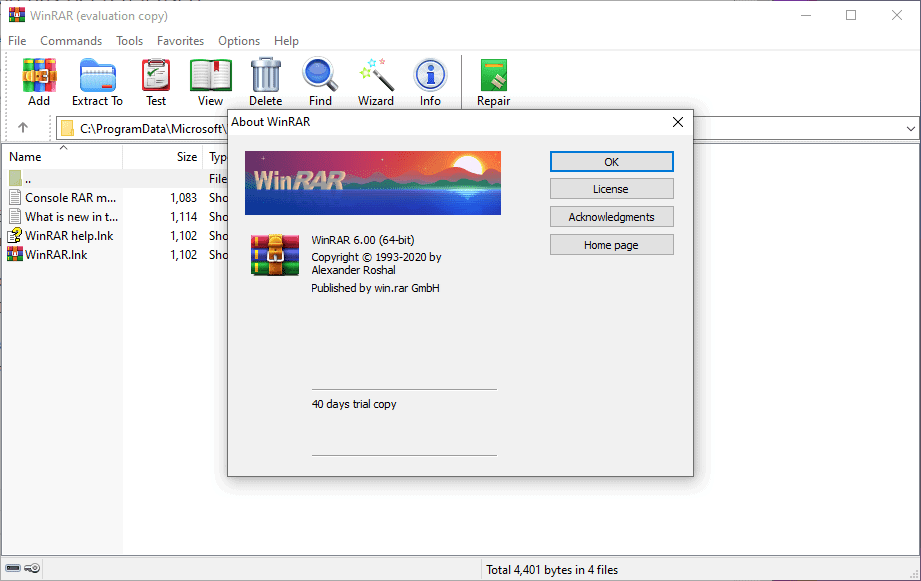 WinRAR Professional 7.23 Free Download (Latest Version 2026) 2 WinRAR professional Interface